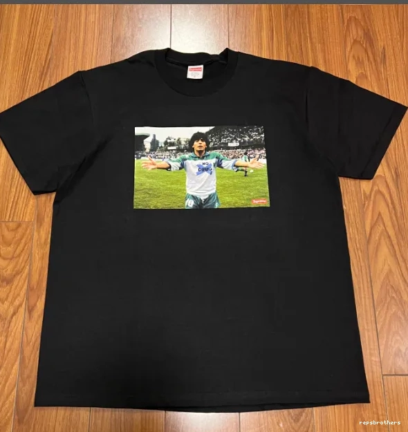 TEE SS24 round neck MARADONA Maradora jersey short tee T-shirt sleeved character WEEK1 0610